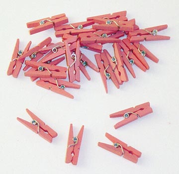 mini knijper roze 24 stuks