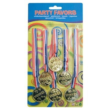medaille 6 stuks