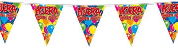 vlaggenlijn balloons jarig