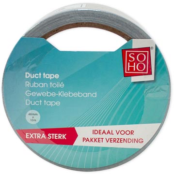 soho ducttape 48mmx10m grijs