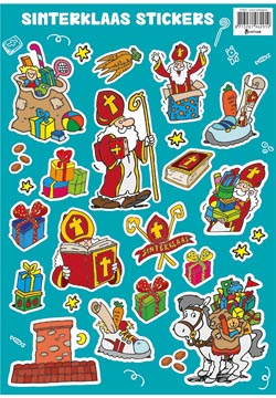 sticker sint a4 24x