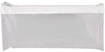 pennenzak 22x12cm transparant