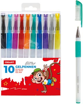 creakit gelpen ass 10x glitter