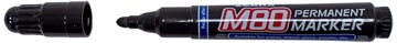 zebra pm m80 2mm rond zwart