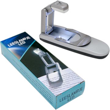 leeslamp led zilver