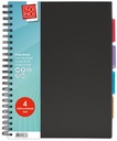 soho projectboek a4 200v zwart