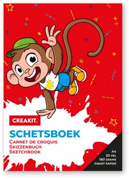creakit schetsb a4 20v zwart
