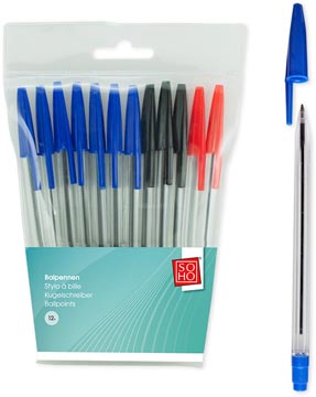 soho balpen 12x ass bls