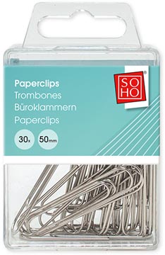 soho papierklem 50 mm 100x