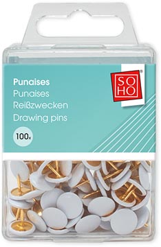 soho punaises 100x wit