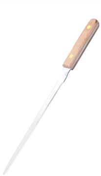 op briefopener hout