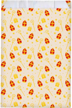 zakje 25x34cm 300x sint mijter