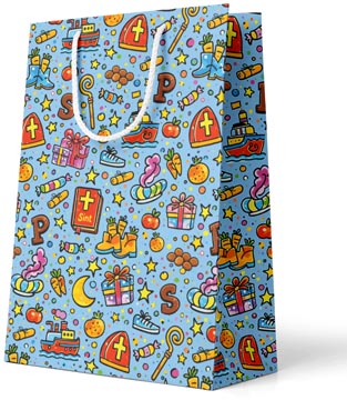 geschenkzak sint doodle l