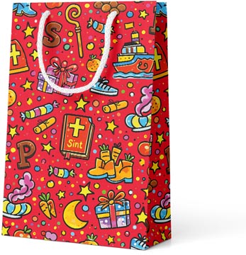 geschenkzak sint doodle m
