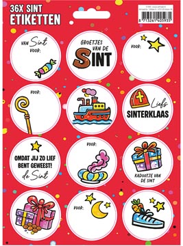 etiket sint doodle 36x