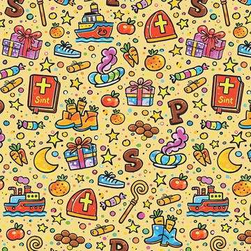 geschenkpap 70cmx2m sint doodl