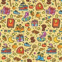 geschenkpap 70cmx2m sint doodl