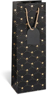 geschenkzak dark elegance fles