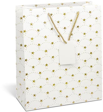 geschenkzak golden winter l