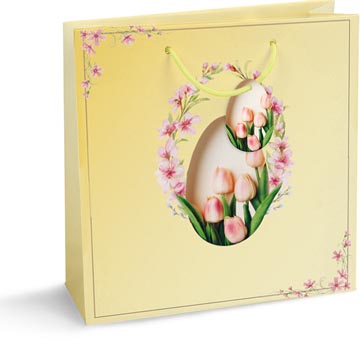 geschenkzak paasei s geel