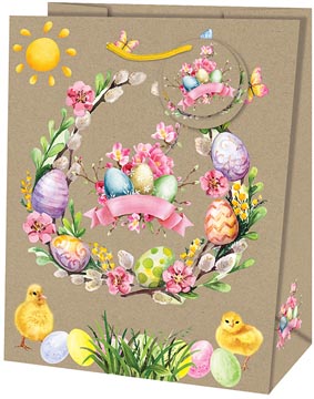 geschenkzak easter chick eco m