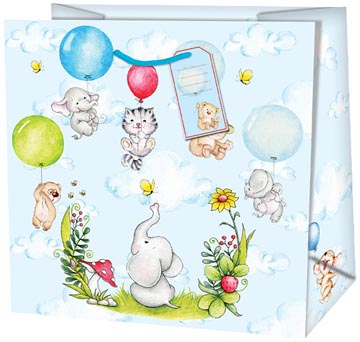 geschenkzak dier ballon m