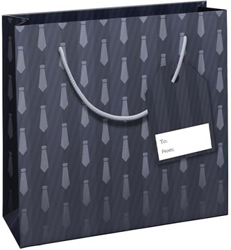 geschenkzak stropdas zw s