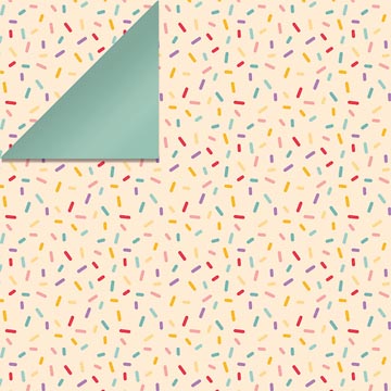 inpak 200mx30cm confetti peach