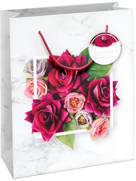 geschenkzak roses of love l