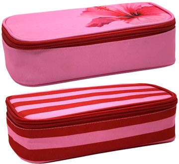 pink pennenzak 24x12cm