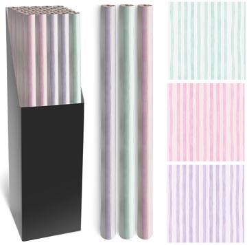 geschenkpap 70cmx2m stripes