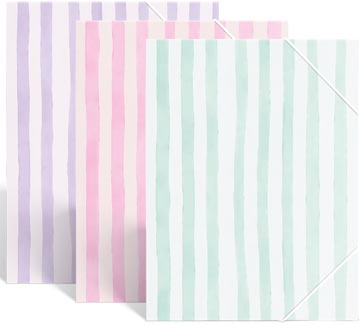 stripes elastomap karton a4