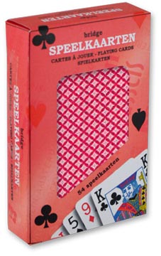 soho premium speelkaarten rood