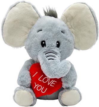 olifant i love you 30 cm