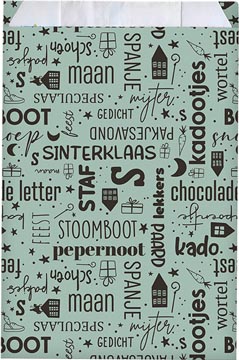 zakje 12x19cm 300x sint tekst