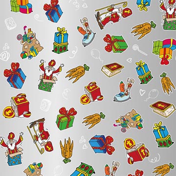 inpak 200mx50cm sint cadeau zi