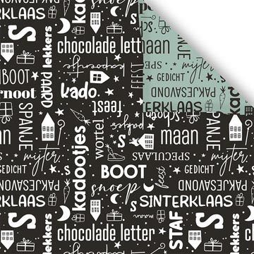 inpak 200mx30cm tekst zw-munt
