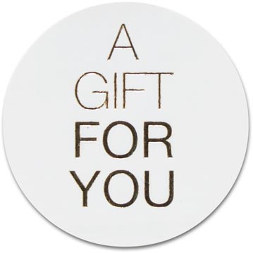 etiket 39mm 500x gift for you