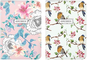 soho birds adresboek 9x13cm