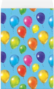 zakje 12x19cm 200x ballon bl