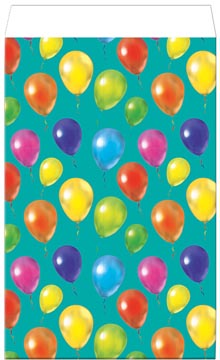 zakje 12x19cm 200x ballon grn