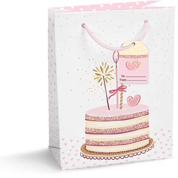 geschenkzak bday taart m