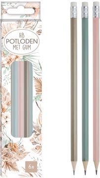 bloom potloden hb 6x ass
