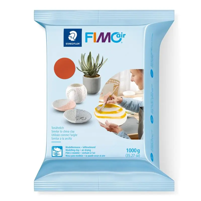 Fimo boetseerpasta luchtdroog terracotta 1kg 
