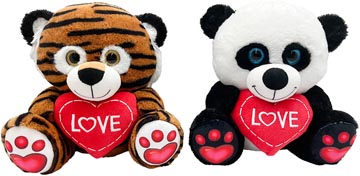 panda tijger love 30 cm