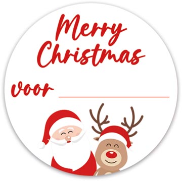 etiket 39mm 500x m xmas rd-wit
