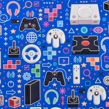 inpak 150mx50cm gamen blauw