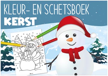 kleur-schets kerst a4 25 afb