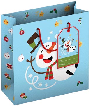 geschenkzak sneeuwman s