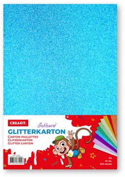 creakit glitterkarton ass 10v